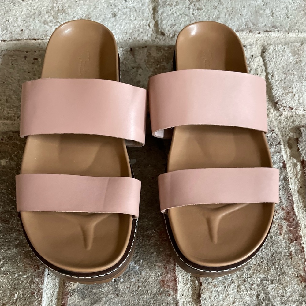 Charley double strap slide sandal
